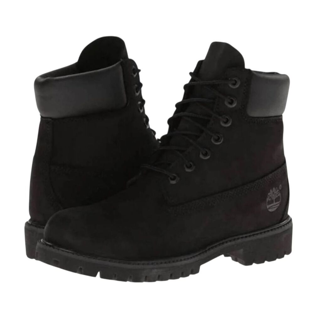 TIMBERLAND 6 Inch Premium Waterproof Boot In Black Size 6